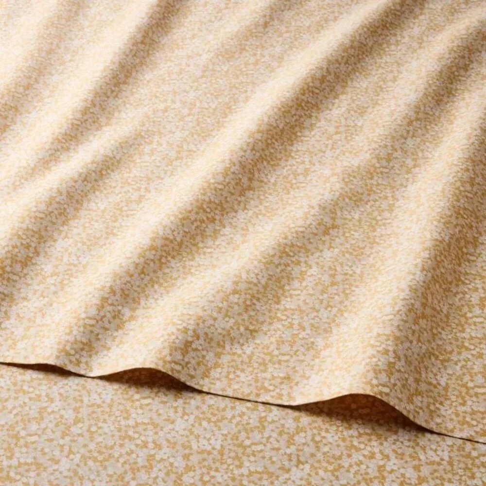 Full Scalloped Edge Ditsy Floral Sheet‎ Set Peach/Pink - Threshold Studio McGee